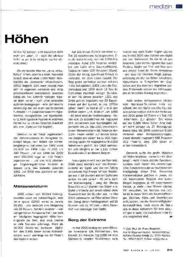Vorschauseite 2: Bergsteigen in extremen Höhen