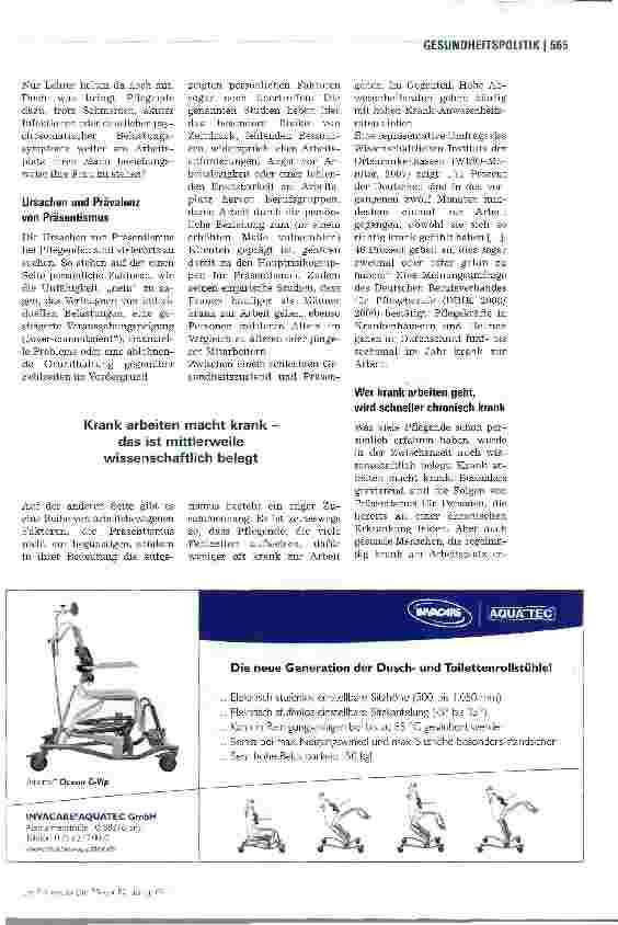 Vorschauseite 2: Wenn kranke Pflegende Kranke pflegen