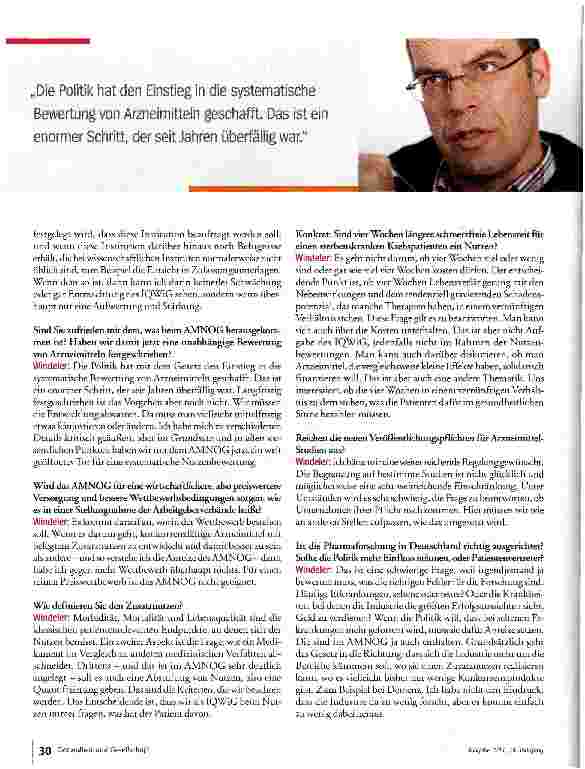 Vorschauseite 3: Die deutsche Medizin glaubt zu sehr an Autoritäten