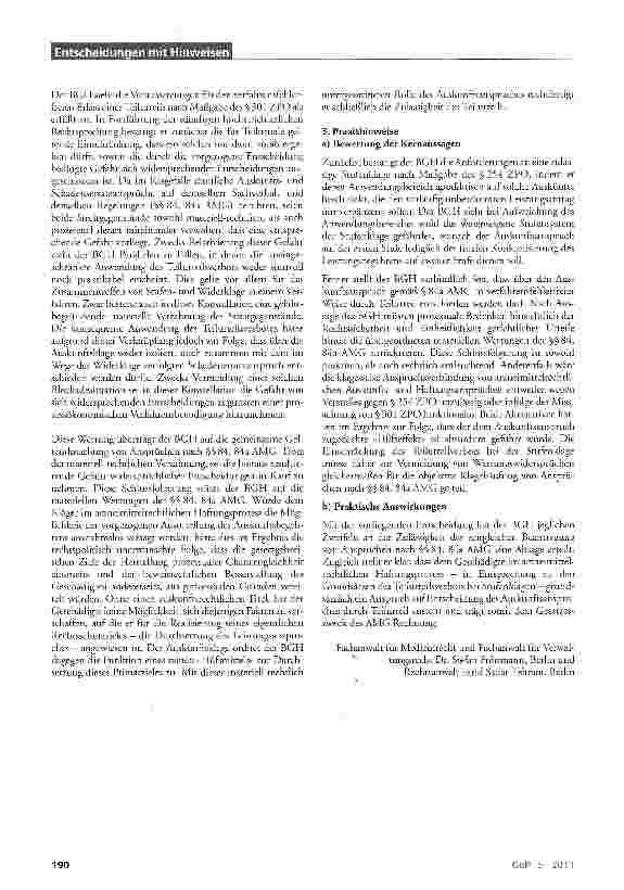 Vorschauseite 2: Entscheidung über haftungsrechtlichen Auskunftsanspruch im Wege der objektiven Klagehäufung durch Teilurteil