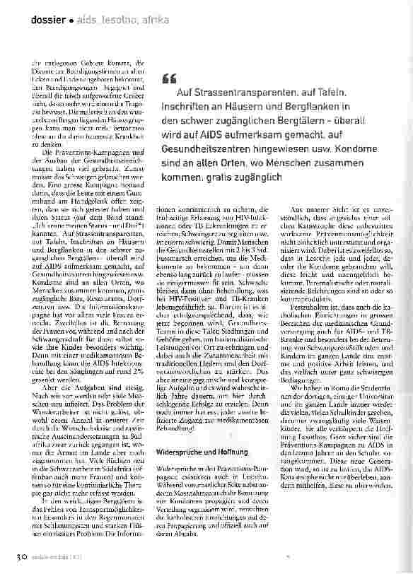 Vorschauseite 5: Zuerst musste das Schweigen gebrochen werden
