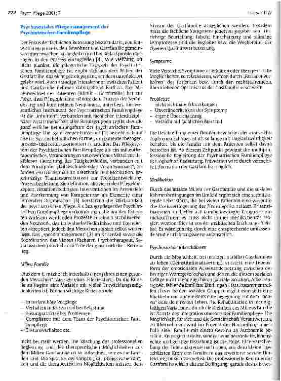 Vorschauseite 4: Die Psychiatrische Familienpflege im Bundesland Steiermark als Modell