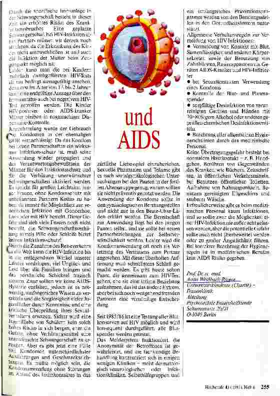 Vorschauseite 2: Schwangerschaft und AIDS
