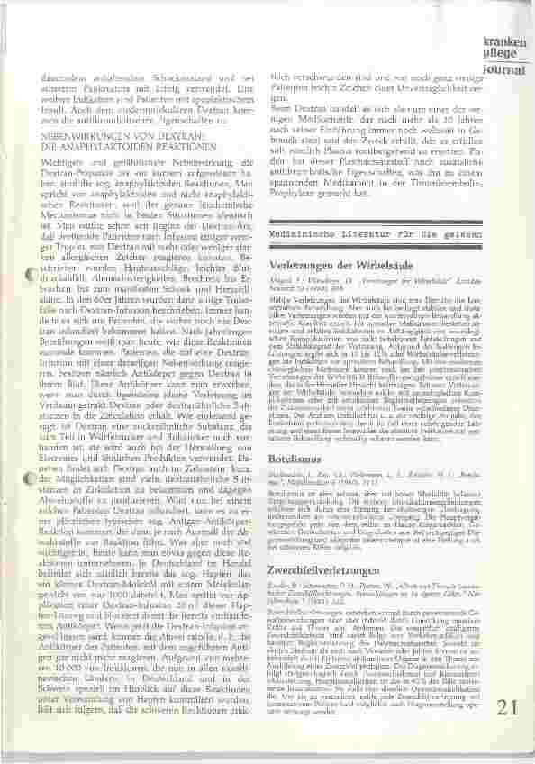 Vorschauseite 3: Volumenersatz mit Dextran