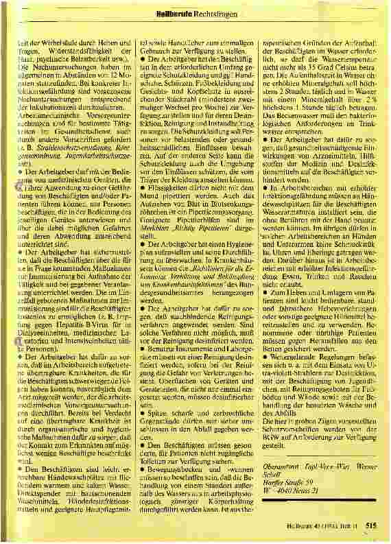 Vorschauseite 2: Die Unfallverhütungsvorschrift Gesundheitsdienst