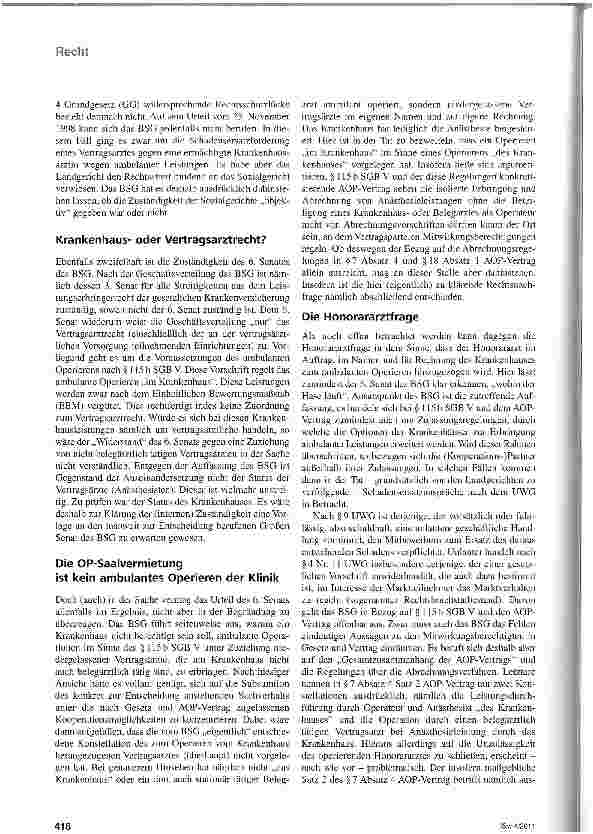 Vorschauseite 3: Vorsicht bei AOP-Kooperationen