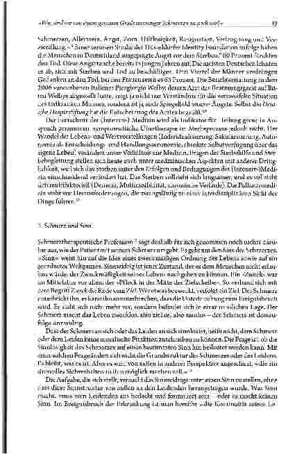 Vorschauseite 3: Wir, sind wir von einem gewissen Gradeunsinniger Schmerzen an noch wir? « Schmerz, Leiden und Sinndeutung als theologische Aufgabe der Palliativmedizin
