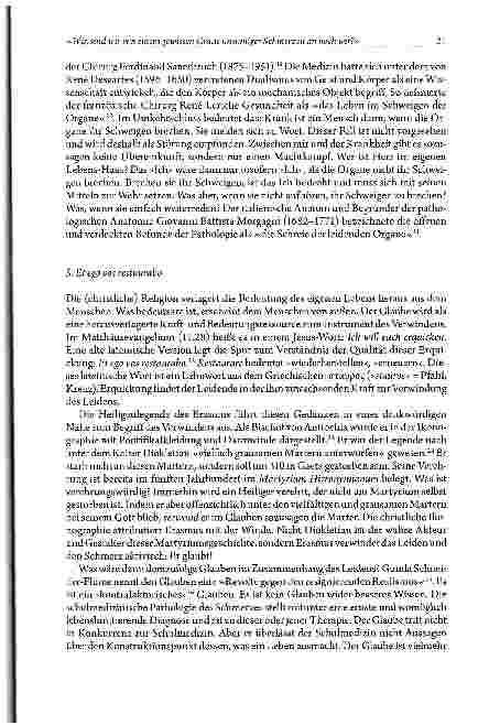 Vorschauseite 5: Wir, sind wir von einem gewissen Gradeunsinniger Schmerzen an noch wir? « Schmerz, Leiden und Sinndeutung als theologische Aufgabe der Palliativmedizin