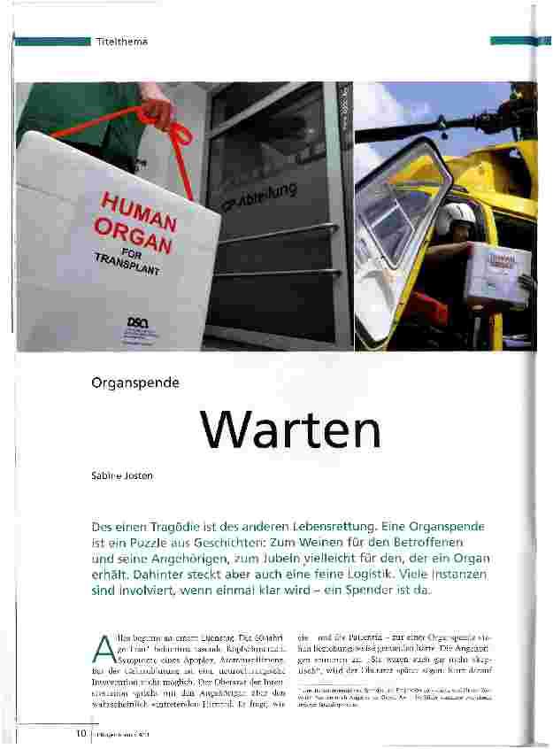 Vorschauseite 1: Warten
