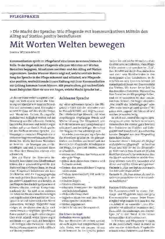 Vorschauseite 1: Mit Worten Welten bewegen