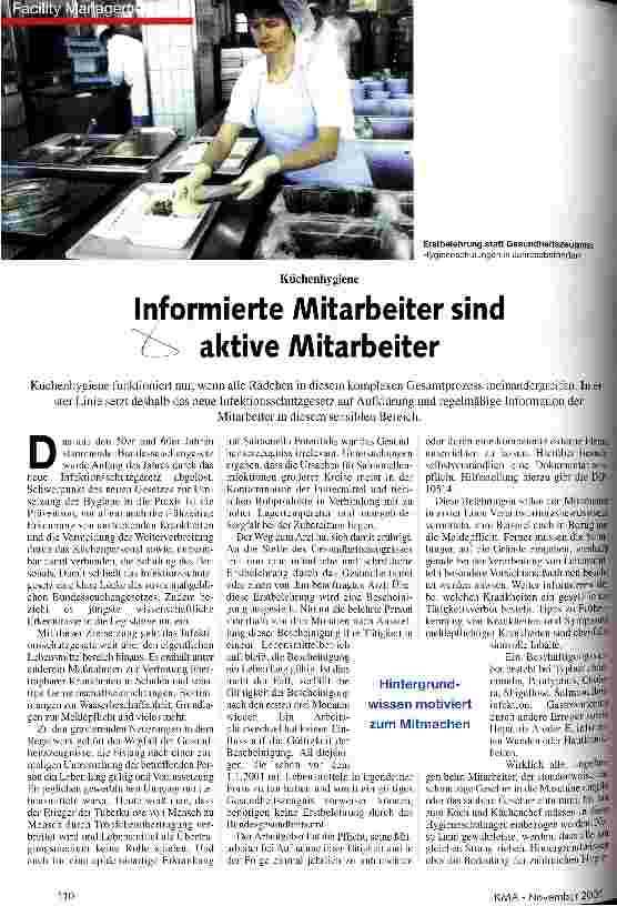 Vorschauseite 1: Informierte Mitarbeiter sind aktive Mitarbeiter