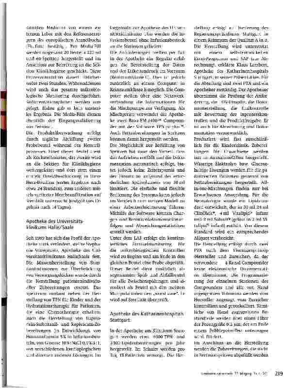 Vorschauseite 4: Qualitätssicherung in der Sterilherstellung
