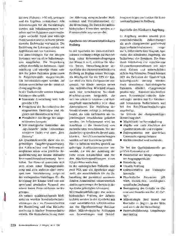 Vorschauseite 5: Qualitätssicherung in der Sterilherstellung