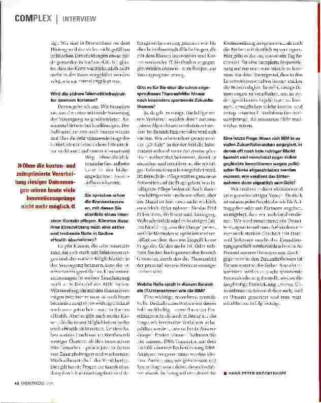Vorschauseite 3: »WIR SIND OFT EIN INTEGRATOR«