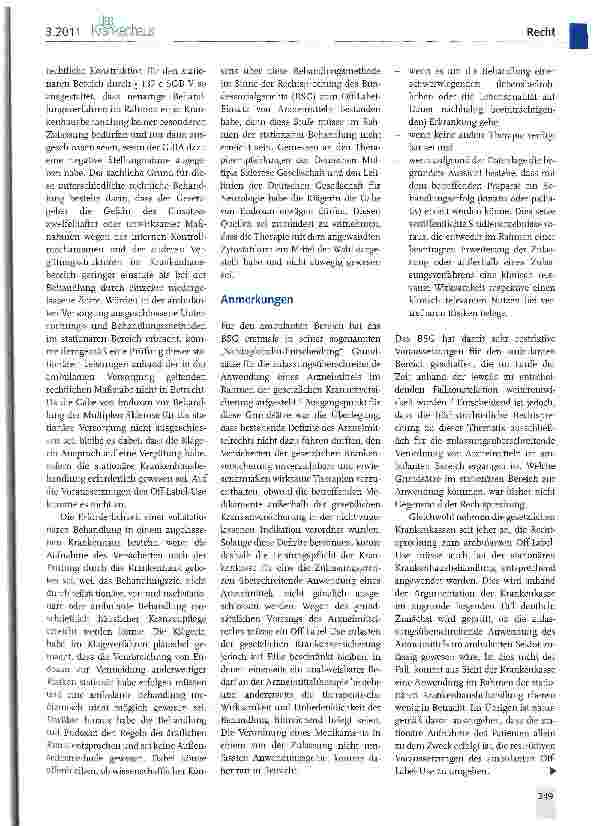 Vorschauseite 2: Off-Label-Use von Arzneimitteln im Krankenhaus