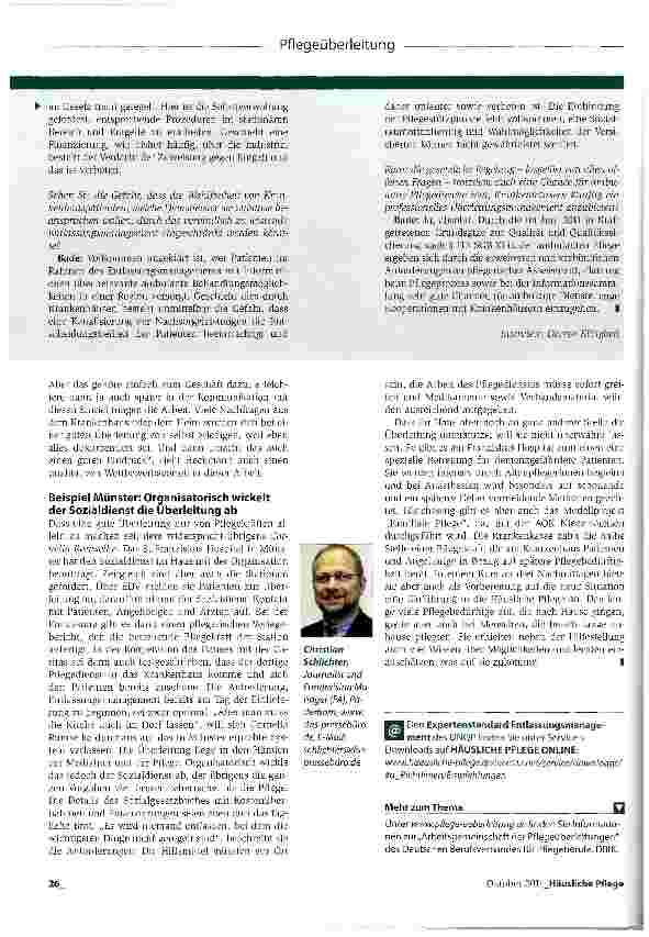 Vorschauseite 2: Gute Chancen für enge Kooperationen