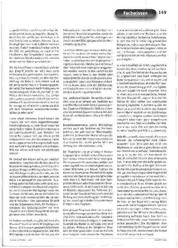 Vorschauseite 2: Brustreduktion und trotzdem Stillen?!