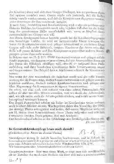 Vorschauseite 1: Ist Gemeindekrankenpflege heute noch aktuell?