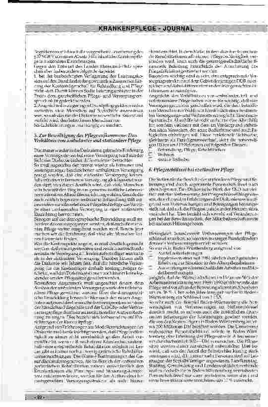 Vorschauseite 3: Konzepte gegen den Pflegenotstand