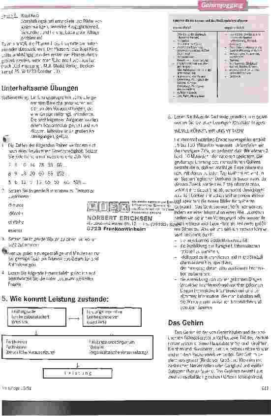 Vorschauseite 5: Die grauen Zellen in Schwung bringen - Anregung und praktische Übungen für Senioren, Pflegende und Angehörige
