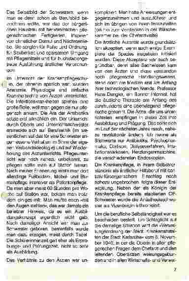 Vorschauseite 3: Der Weg zur professionellen Krankenpflege Eine Ausgeschiedene für eine Ausscheidende