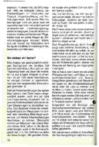 Vorschauseite 6: Der Weg zur professionellen Krankenpflege Eine Ausgeschiedene für eine Ausscheidende