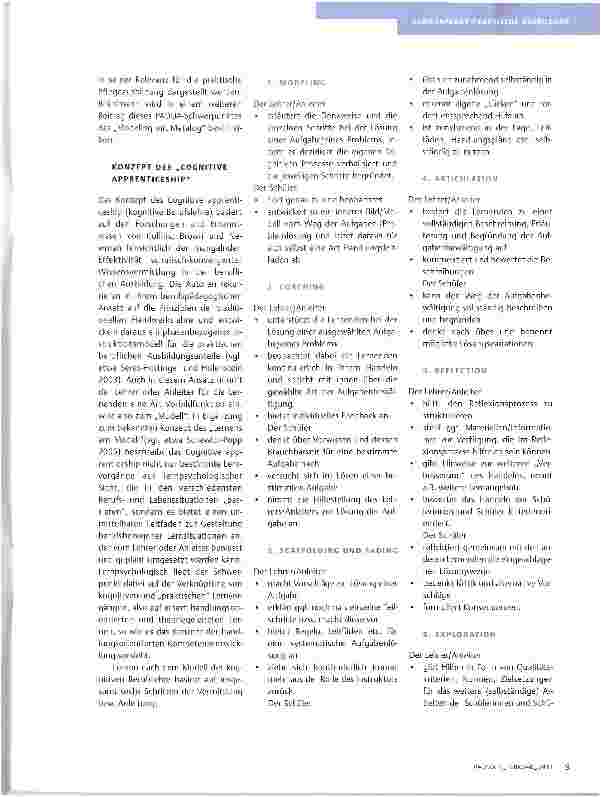 Vorschauseite 4: PRAKTISCHE AUSBILDUNG -EINE STANDORTBESTIMMUNGALS ÜBERGEORDNETES ZIEL