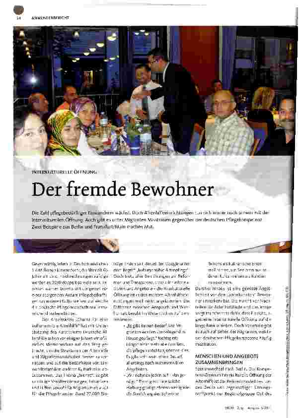 Vorschauseite 1: Der fremde Bewohner