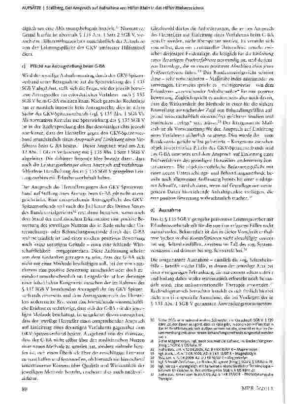 Vorschauseite 6: Der Anspruch auf Aufnahme von Hilfsmitteln in das Hilfsmittelverzeichnis-Verhältnis und Abgrenzung zum NUB Verfahren nach § 135 SGB V
