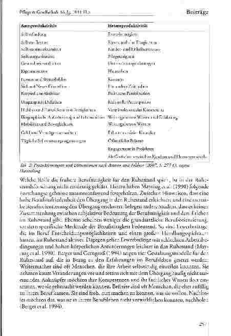 Vorschauseite 3: Der Einfluss langjähriger Berufserfahrung auf die nachberufliche Lebensphase bei Krankenschwestern — eine qualitativempirische Untersuchung
