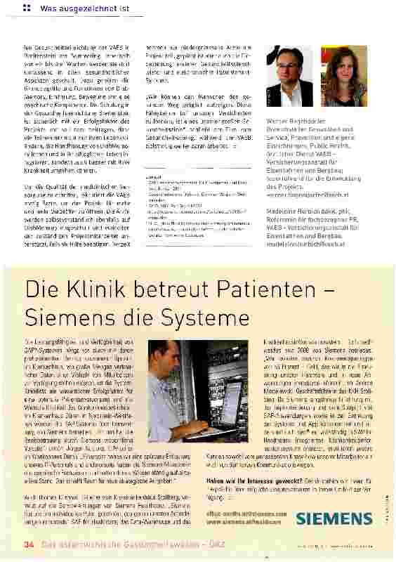 Vorschauseite 3: Diabetikern das Leben erleichtern