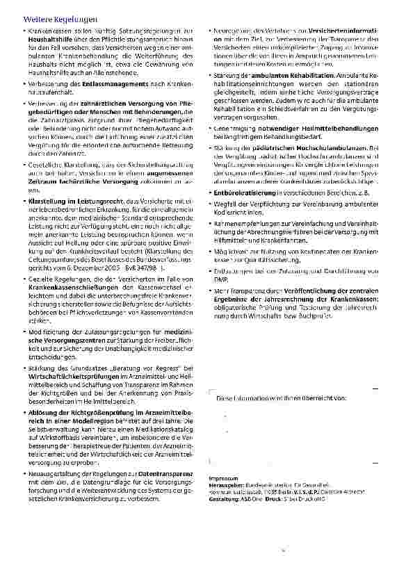 Vorschauseite 4: Das GKV-Versorgungsstrukturgesetz