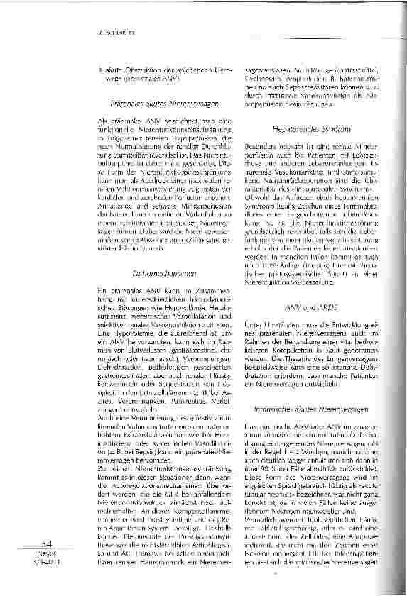 Vorschauseite 3: URSACHEN UND KLINIK DES AKUTEN NlERENVERSAGENS