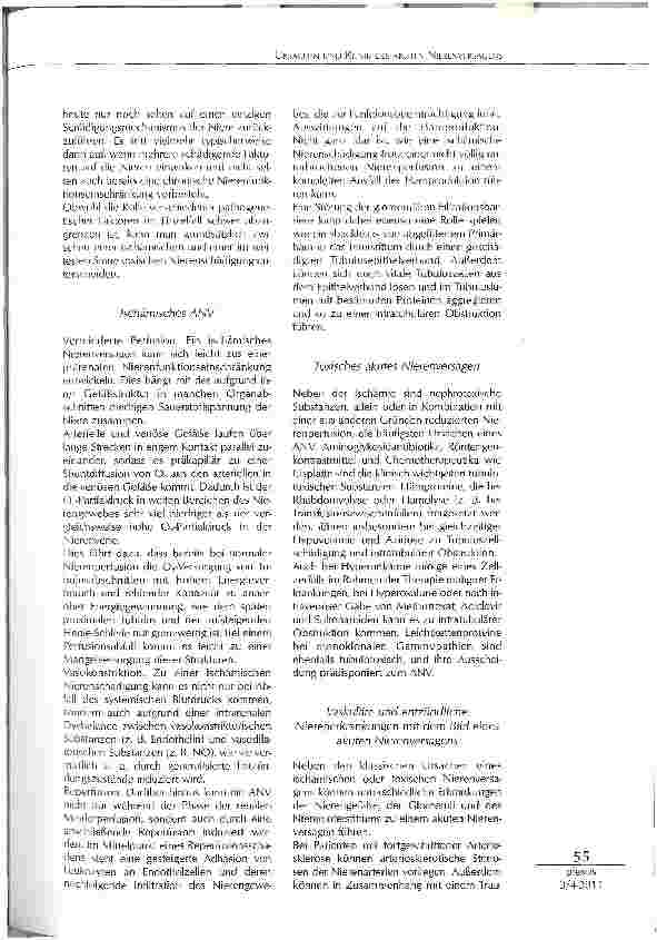 Vorschauseite 4: URSACHEN UND KLINIK DES AKUTEN NlERENVERSAGENS