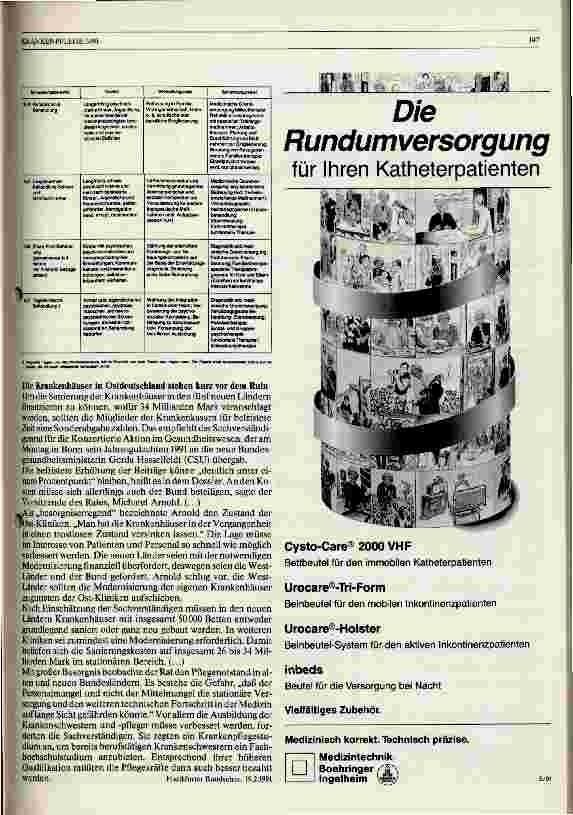 Vorschauseite 5: Verordnung über Maßstäbe und Grundsätze für den Personalbedarf in der stationären Psychiatrie der Bundesregierung vom 18. Dezember 1990