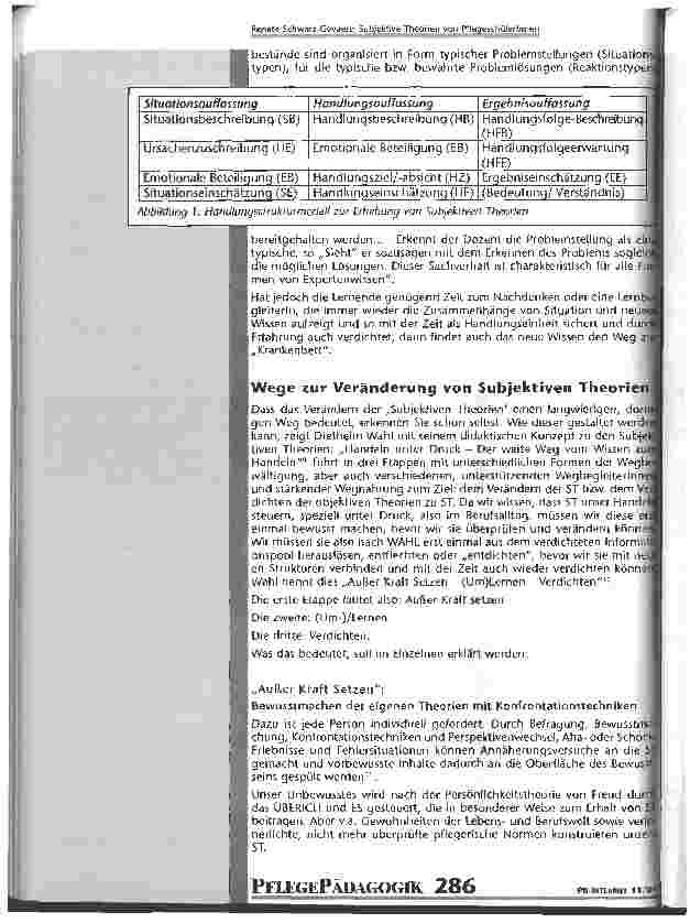 Vorschauseite 5: Subjektive Theorien von PflegeschülerInnen und ihre Bedeutung für die Lehrenden in Schule und Praxis