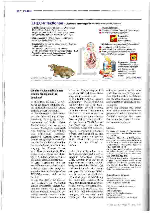Vorschauseite 3: Gute Basishygiene ist die wichtigste Prävention