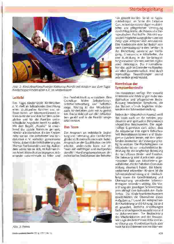 Vorschauseite 2: Deutschlands erstes Tages-Kinderhospiz