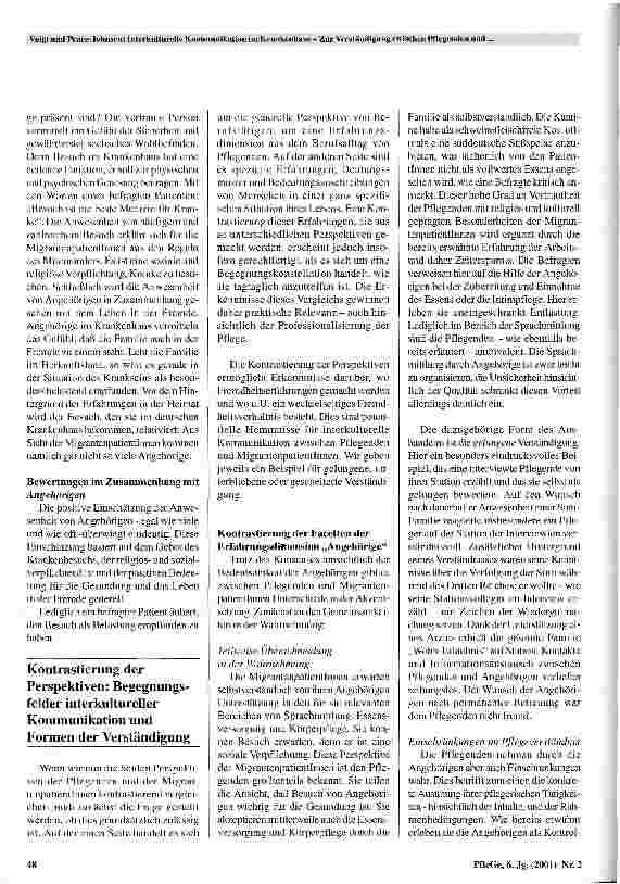 Vorschauseite 4: Interkulturelle Kommunikation im Krankenhaus - Zur Verständigung zwischen Pflegenden und MigrantenpatientenInnen am Beispiel von Angehörigen