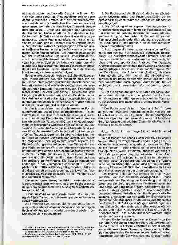 Vorschauseite 2: Fachausschuß Kinderkrankenpflege in der Deutschen Gesellschaft für Sozialpädiatrie