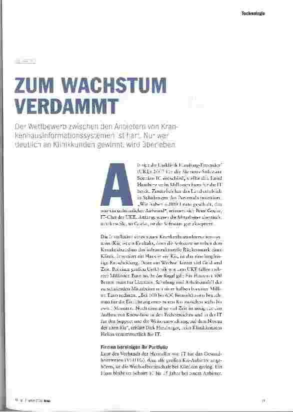 Vorschauseite 2: ZUM WACHSTUM VERDAMMT