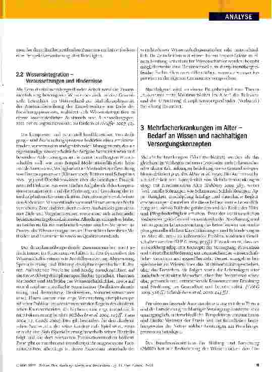 Vorschauseite 3: Alter(n) und Gesundheit Chancen und Hürden einer disziplinenübergreifenden Zusammenarbeit