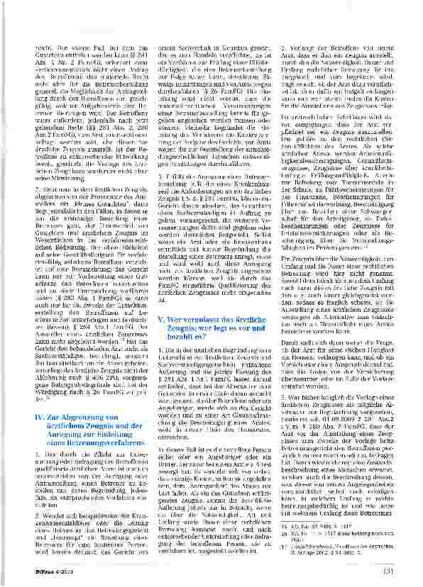 Vorschauseite 3: Wem nützt § 281 FamFG?