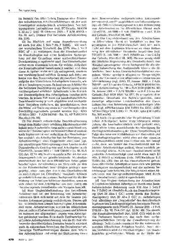 Vorschauseite 5: Befristung durch Haushalt einer Selbstverwaltungskörperschaft