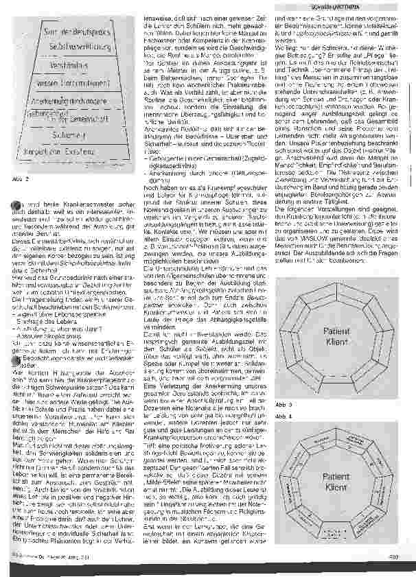 Vorschauseite 2: Auswirkungen des Krankenpflegeunterrichts auf das Berufsverständnis