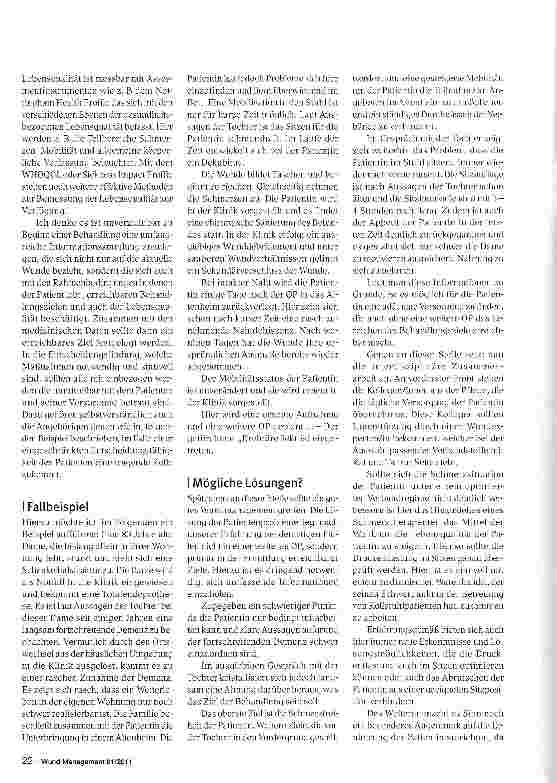 Vorschauseite 2: Verschiedene Blickwinkel bei einem „komplizierten Fall -Welchen Vorteil hat interdisziplinäre Zusammenarbeit?