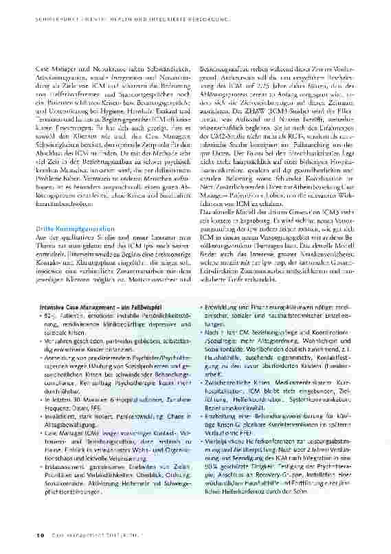 Vorschauseite 4: Case Management unter erschwerten Bedingungen