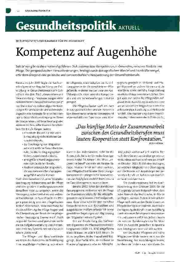 Vorschauseite 1: Kompetenz auf Augenhöhe