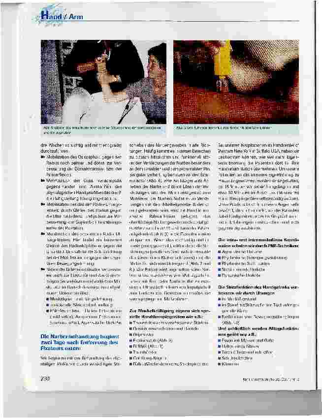 Vorschauseite 4: Physiotherapeutische Behandlung nach distaler Radiusfraktur
