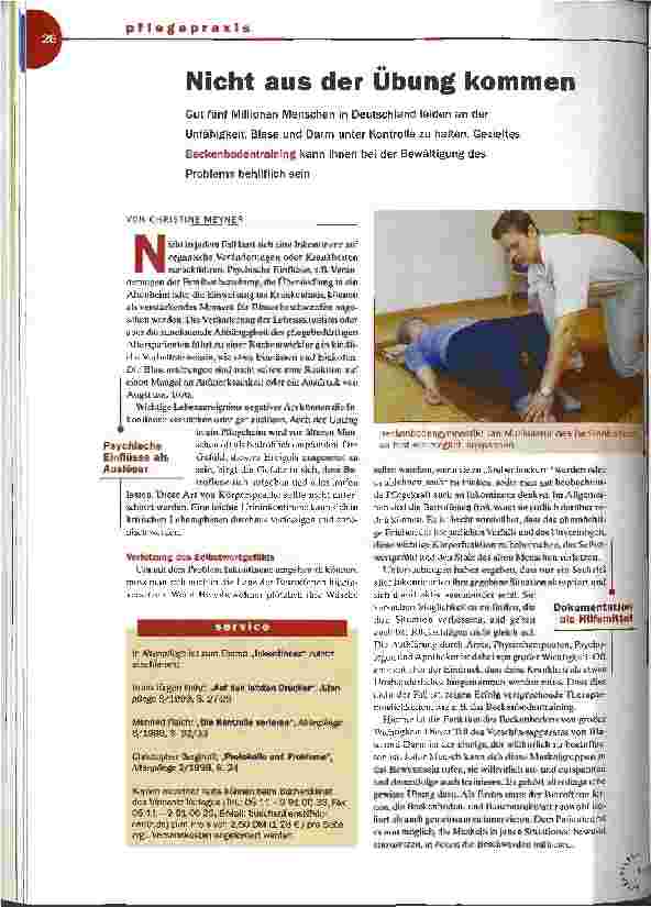 Vorschauseite 1: Nicht aus der Übung kommen